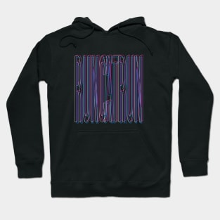 RunCatRun Neon Code Hoodie